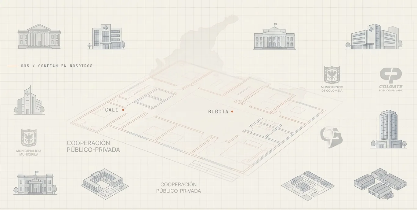 Clientes e instituciones que han confiado en Arquitectiva